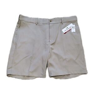 Brand New Perry Ellis Grand Slam Performance Tan/Khaki Golf Shorts Men's Size 42